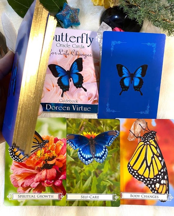 ドリーン・バーチュー バタフライオラクルカード：希少な絶版44枚組