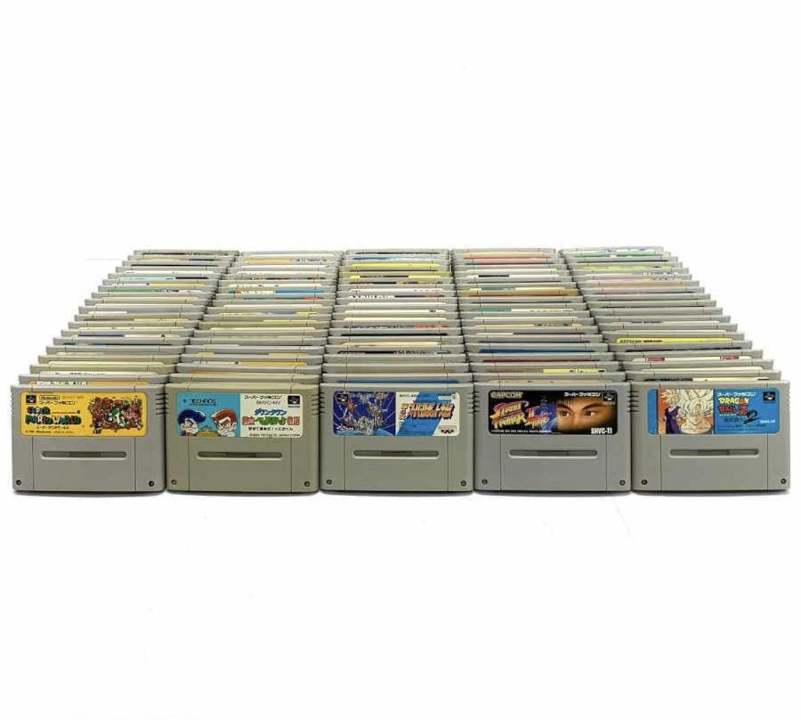 卸売 20 個ロット ランダム 任天堂 スーパーファミコン ゲーム