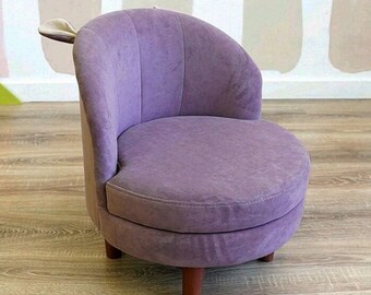 Chaise d'enfant design à oreilles, Chaise d'enfant, Meubles d'enfant, Chaise design, Chaise en velours, Décoration de chambre d'enfant