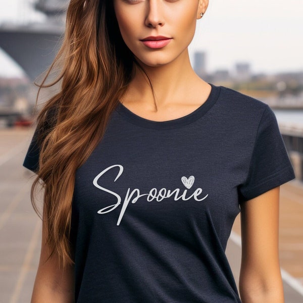 Spoonie Short Sleeve Tee Spoon Theory Gift for Her Chronic Invisible Illness Multiple Sclerosis ALS IBS Epilepsy Rheumatoid Arthritis EDS