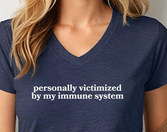 Lustiges Immunsystem-T-Shirt, Spoonie Autoimmunkrankheits-Bewusstsein Tee