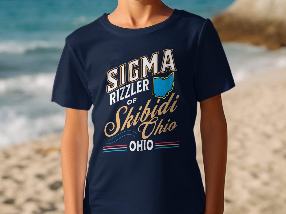 Sigma Rizzler of Skibidi Ohio, Youth Size Humor Shirt, Funny Ohio ...