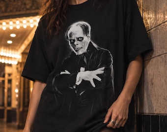 Phantom Of The Opera Shirt, 1925 Silent Horror Movie Tee, Classic Gothic Cinema
