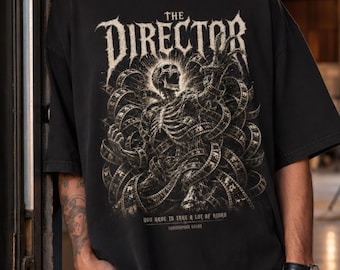 Film Director Shirt, Christopher Nolan Quote Tee, Gothic Filmmaker Gift