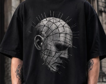 Pinhead TShirt, Hellraiser Horror Movie Cotton Tee