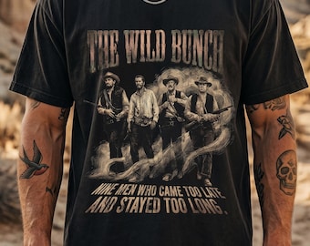 The Wild Bunch Shirt, Vintage Distressed Western Movie Tee