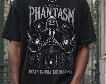 Phantasm Shirt, Tall Man Horror Tee, Vintage Distressed Gothic Graphic