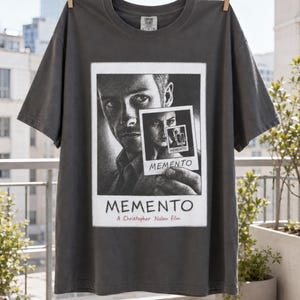 Memento-Shirt, Christopher-Nolan-Motiv, 100 % Baumwolle, Größen S–3XL