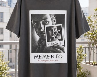 メメントシャツ、クリストファー・ノーランのグラフィック、綿100％、S