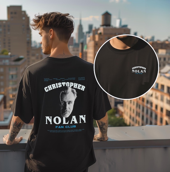 クリストファー・ノーラン ファンクラブ Tシャツ：両面プリントの映画