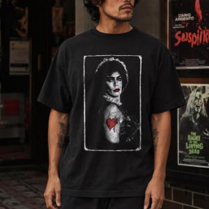 Rocky Horror Picture Show T-Shirt, Frank-N-Furter Design in Cotton