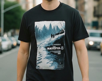 Hateful Eight Shirt Tarantino Western Tee Samuel L Jackson Kurt Russell Cinema Gift