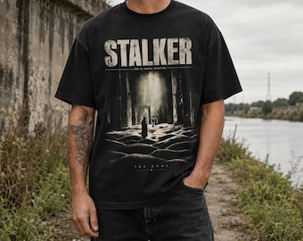 Stalker Shirt, Andrei Tarkovsky Film Graphic Tee, Comfort Colors T-Shirt