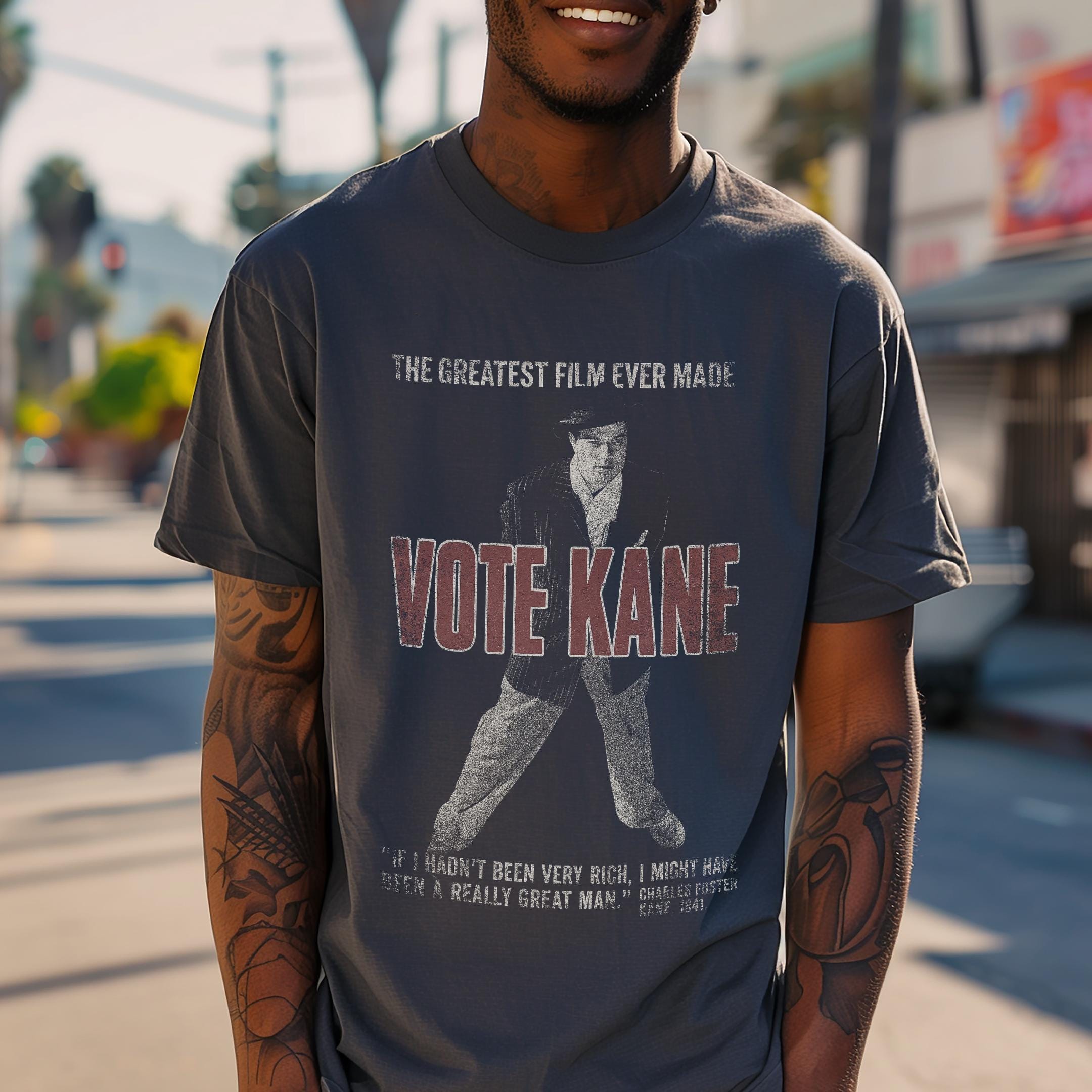 Vintage Citizen Kane Tshirt, Film Director Gift, Distressed