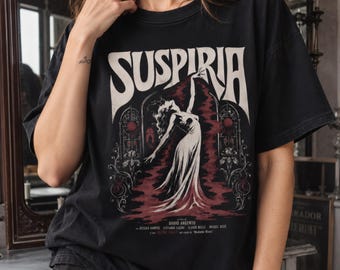 Suspiria Shirt, Dario Argento Horror Tee, Giallo Movie Shirt, Italian Horror Graphic Tee