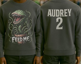 Sudadera Audrey 2 Feed Me, Teatro Musical Little Shop of Horrors, Sudadera de Culto de Película