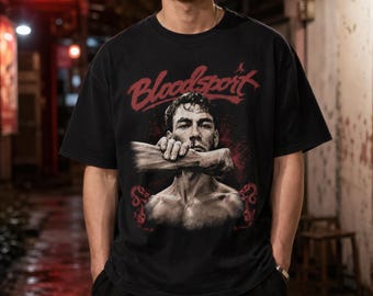 Bloodsport T-Shirt, Retro Martial Arts Tee for 80s Action Movie Fans