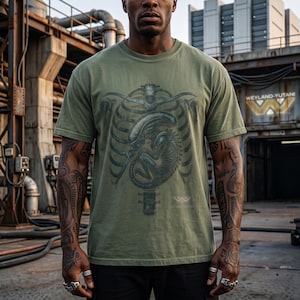 Alien Xray Tshirt - Etsy