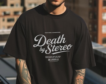 The Lost Boys "Death by Stereo" Graphic Tee - 80s Vampire Movie Shirt