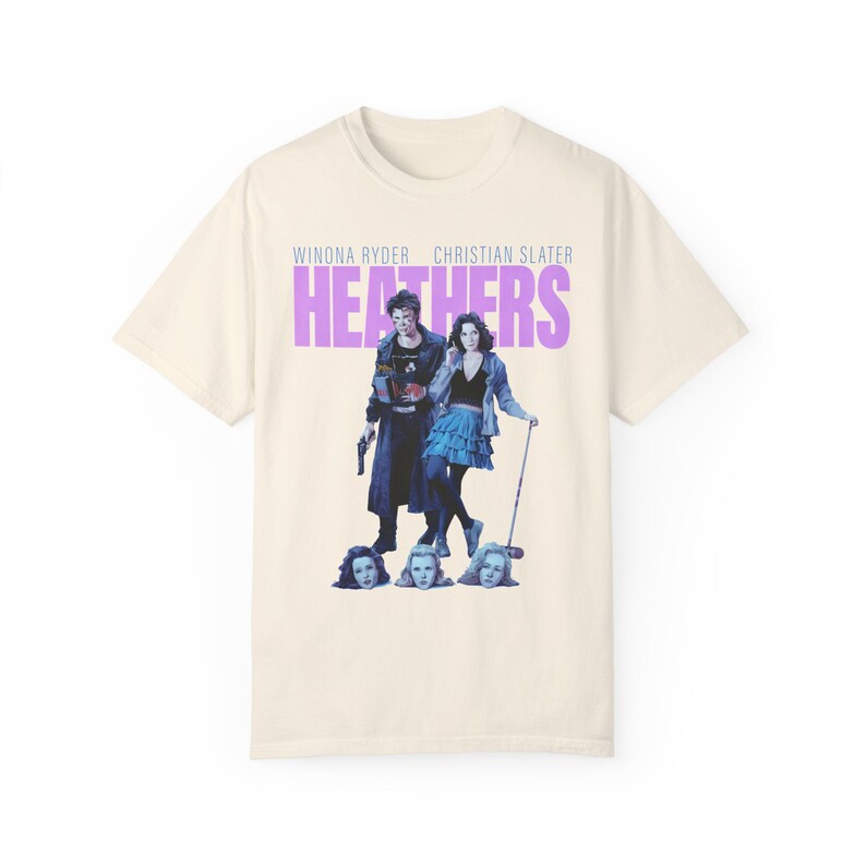 Heathers Tshirt Classic 80s Film Tee Featuring Christian Slater and
