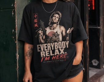 Camiseta de Big Trouble in Little China, cita de Jack Burton, camiseta de algodón de película de los 80