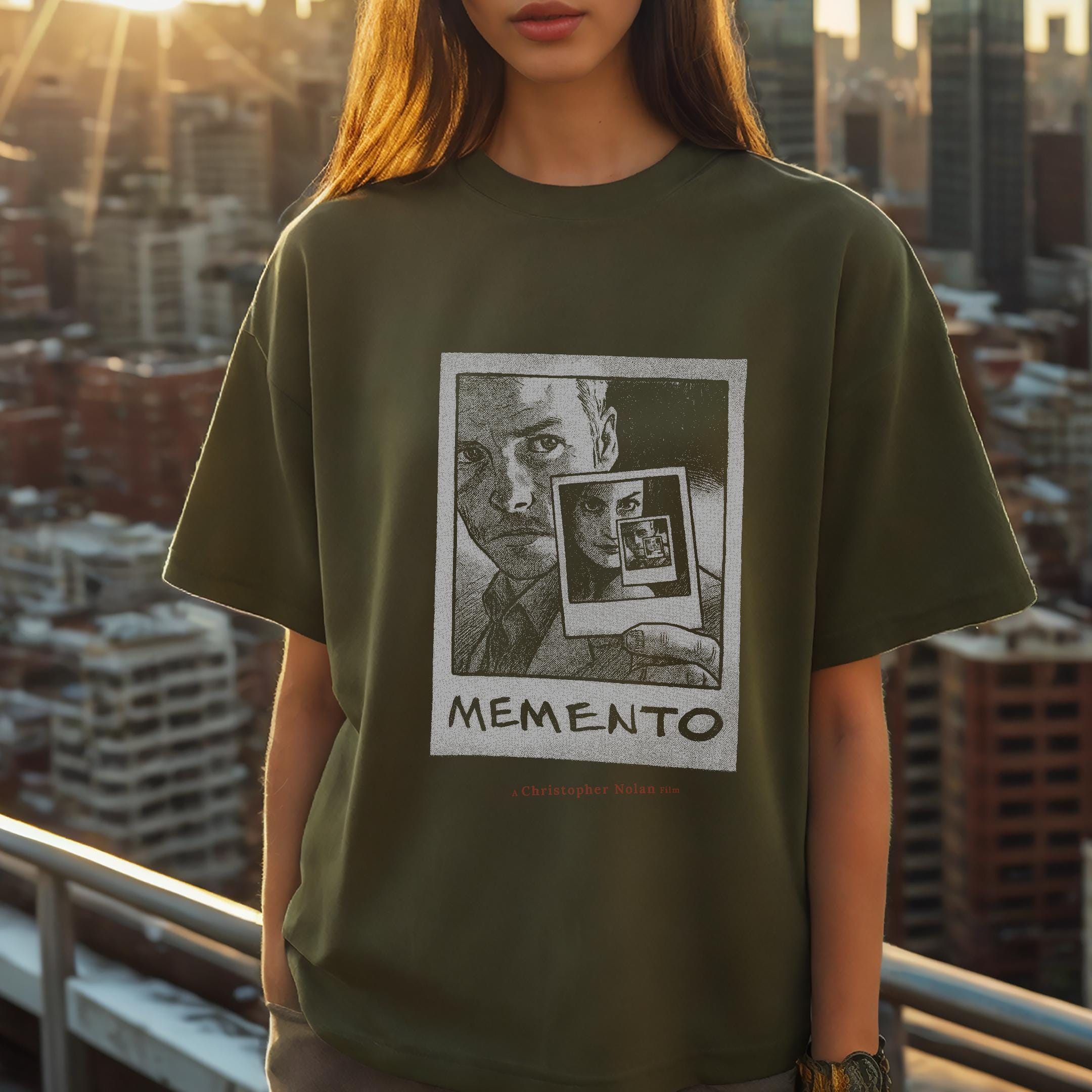 メメントTシャツ：クリストファー・ノーラン映画アート、カルト