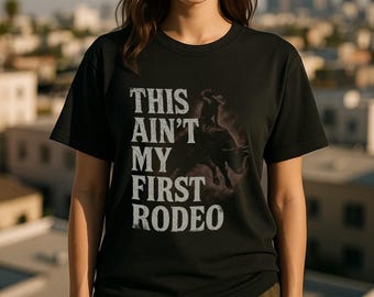 Vintage Rodeo Shirt, Distressed Western Graphic Tee, Filmmaker Gift