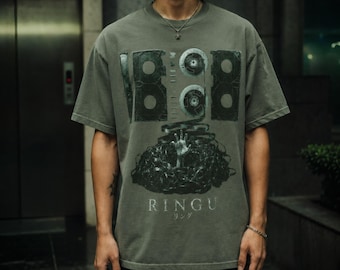 The Ring Shirt, Ringu Tee, Japanese Horror Movie Cotton TShirt