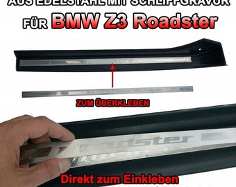 Kit de réparation pour BMW Z3 Roadster, gravure de seuil de porte en acier inoxydable