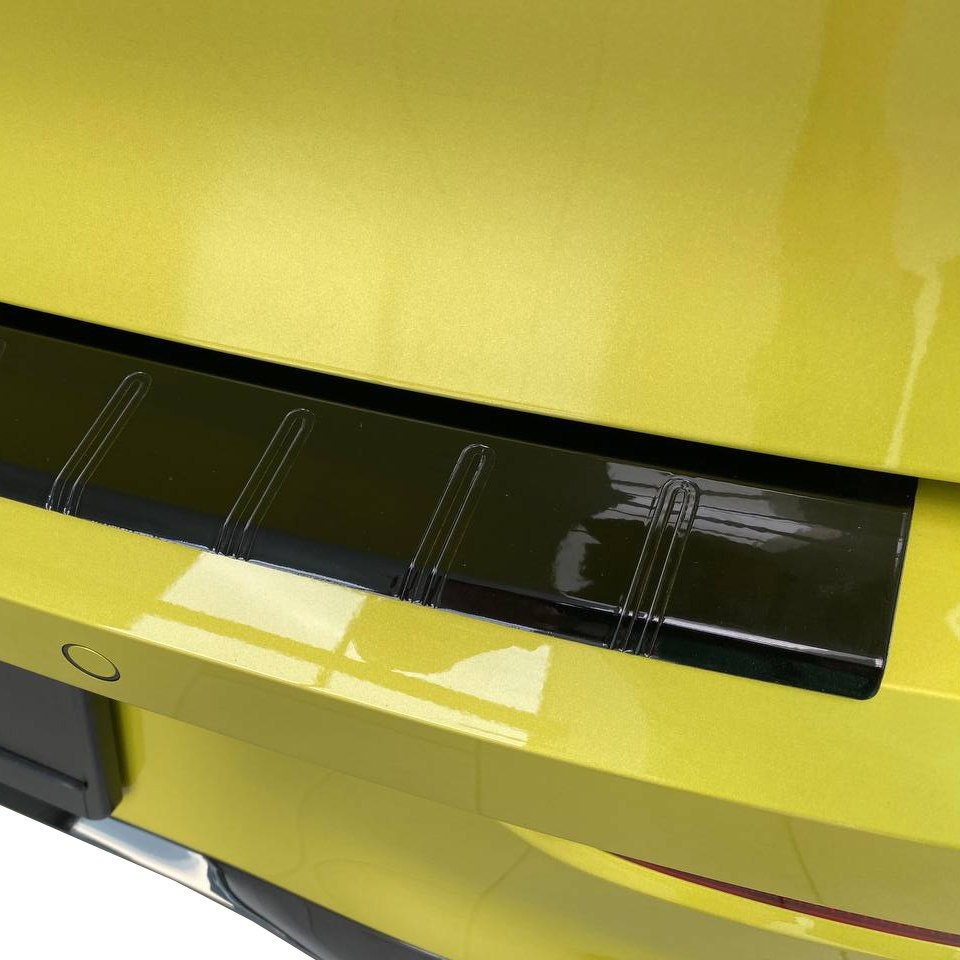 Protection De Seuil De Coffre Audi A4 Avant Allroad  B9  Acier Inox Noir Detail