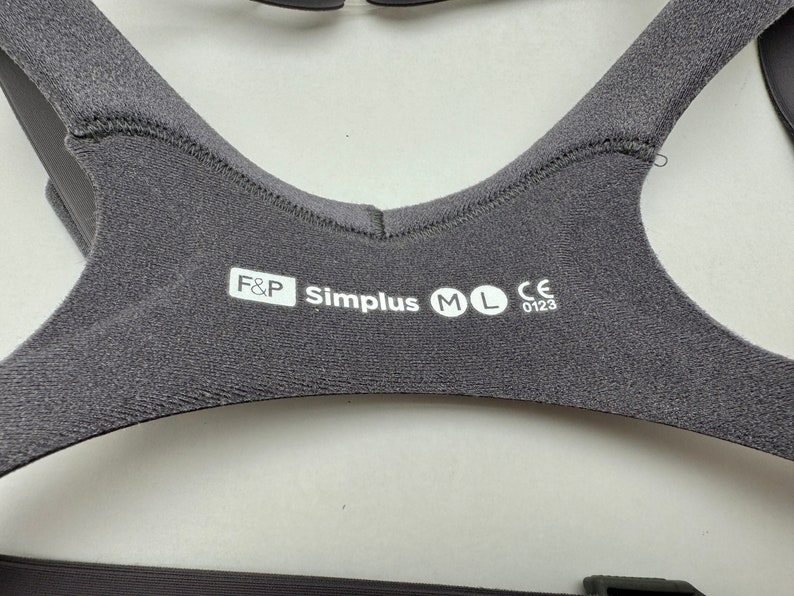 Simplus F&P Full Mask Headgear Replacement/spare Med/large Gray With ...
