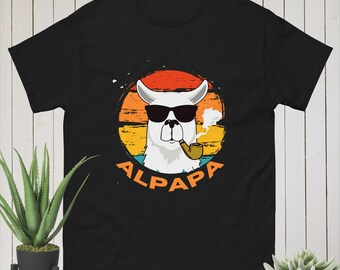 Alpapa T-Shirt,Alpaka shirt, Baba T-Shirt, Meme T-Shirt, Vatertag T-Shirt, TiktTok, Tier T-Shirt, Geschenk , Papa , animal lover,