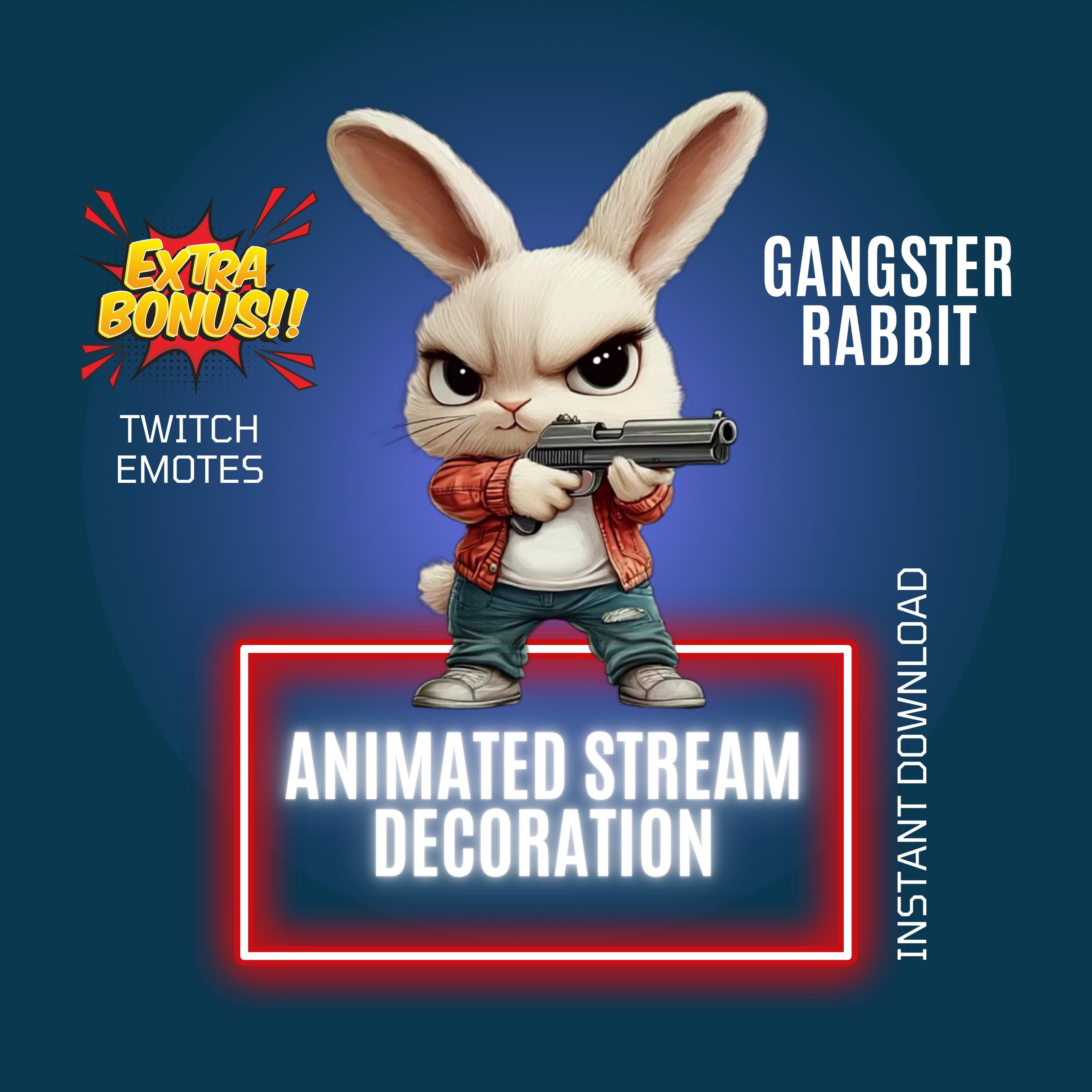 Angry cartoon rabbit México