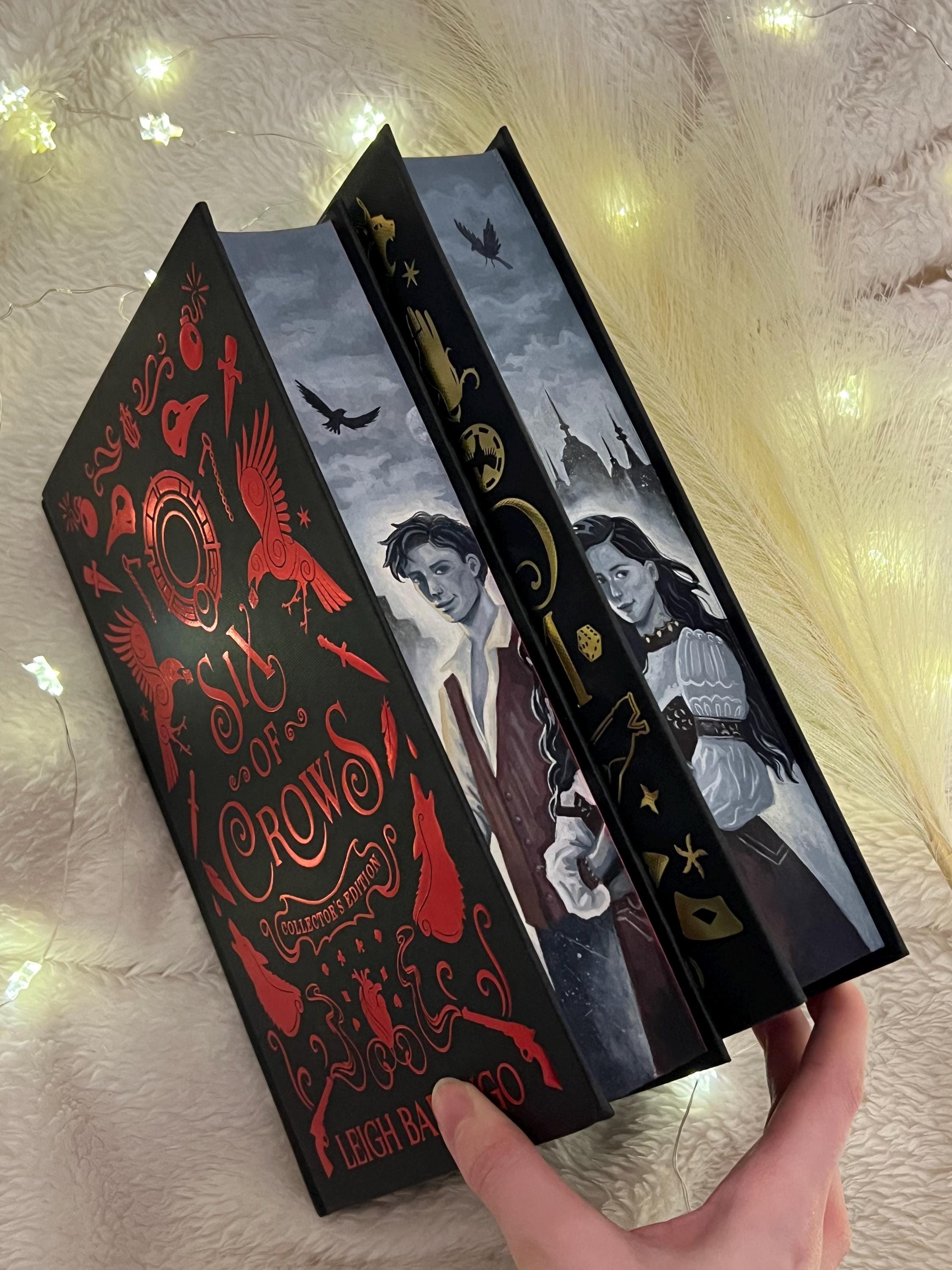 Six of Crows Set HARDCOVER | Crooked Kingdom | Painted Book Edges