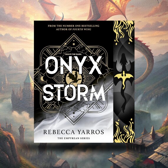 Pre-order Onyx Storm, Fourth Wing or Iron Flame | Sprayed Edges