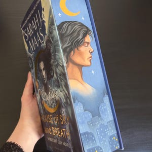 Crescent City House of Sky and Breath | Fore edge painting | Hand painted book | Special edition book