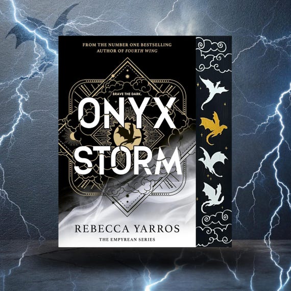 Pre-order Onyx Storm, Iron Flame or Fourth Wing Sprayed