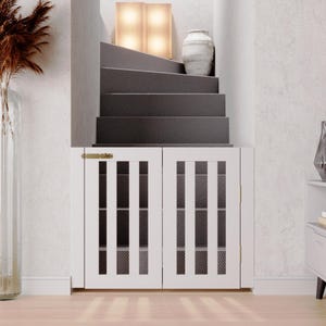 Foldable Wooden Stair Gate Custom Size for Pets and Children Stäppa
