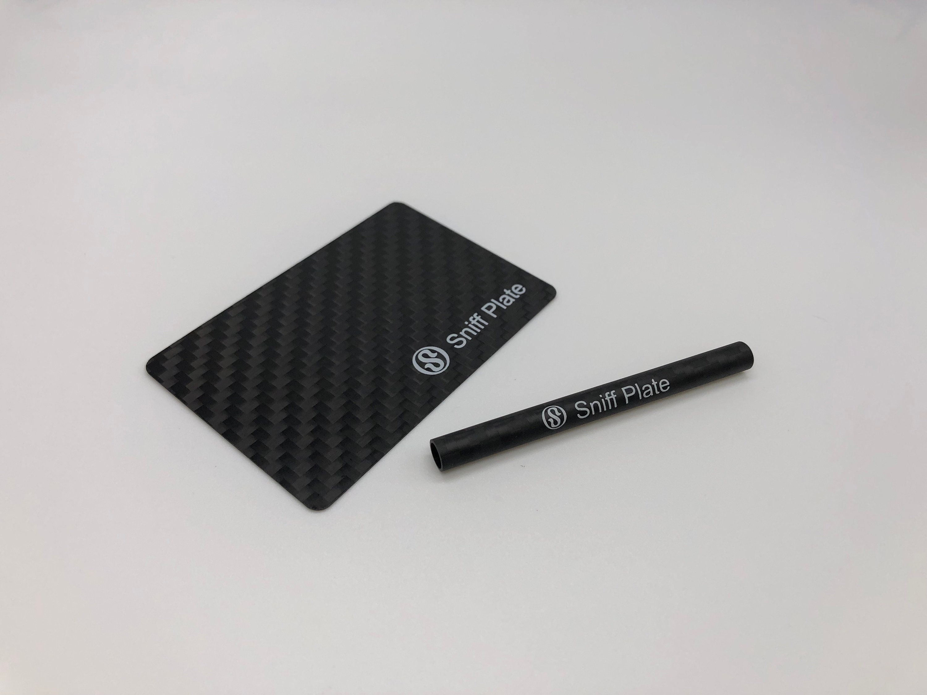 Card and Straw Set for Powder Coating, Carbon Fiber Material With