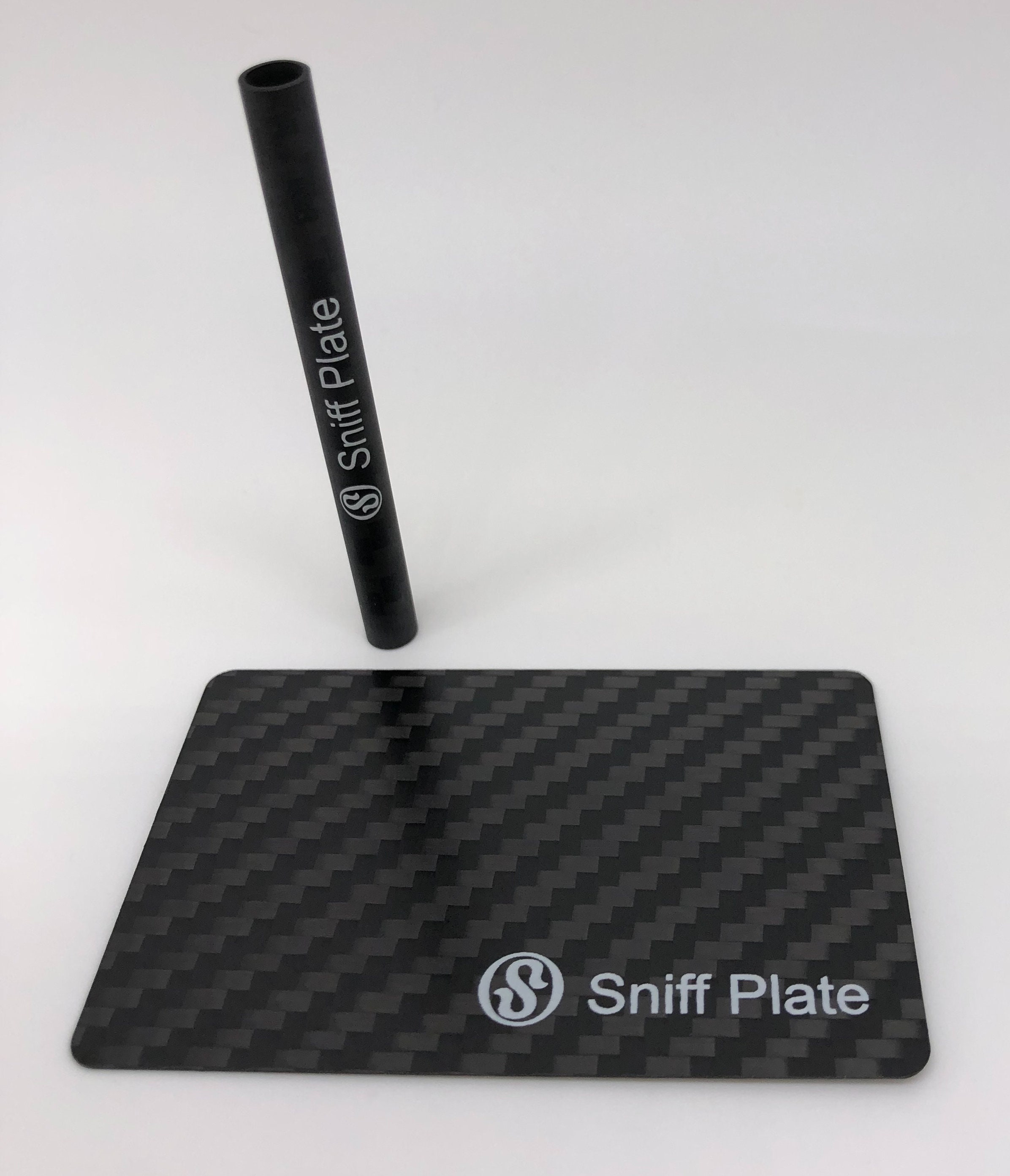 Card and Straw Set for Powder Coating, Carbon Fiber Material With