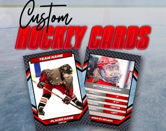 Custom Hockey Cards - Digital, Printable