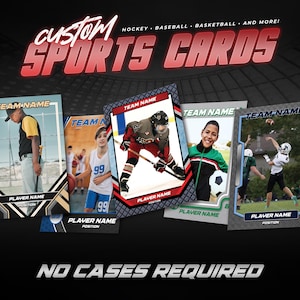Custom sportkaarten: geen hoesjes, gratis verzending* | Sportcadeau