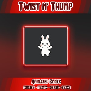 Animated Sway Bunny Emote: Twitch/Discord GIF (Digital Download)