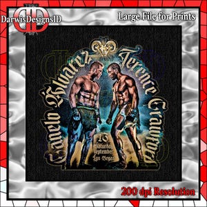 Canelo Alvarez 90s Vintage T Shirt Design, Instant Download PNG And Ready To Print