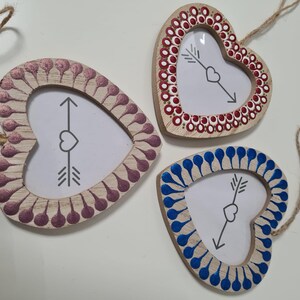 Mandala dot art, cadres photo en bois peints à la main, cadeau unique qui ajoutera une touche élégante à n'importe quelle pièce
