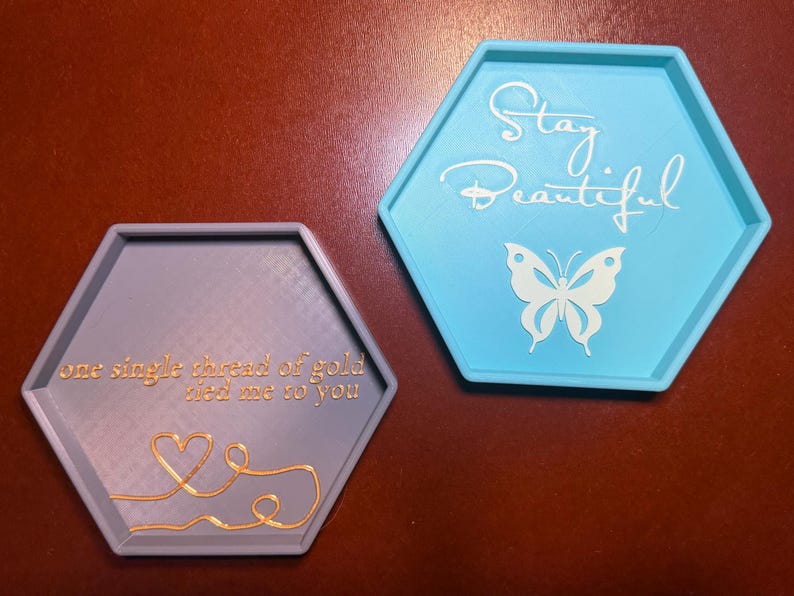 Oopsie Trinket Tray – Discounted Imperfect Fan-Inspired Jewelry Dishes for Music Lovers & Era Inspired Decor Invisible String