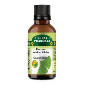 Tincture Ginkgo Biloba, 50 ml , Herb Tincture Extract, Herb Extract