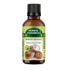 Shiitake Tincture , lentinula edodes, 50 ml, Herb Extract
