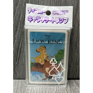 Vintage Disney Character Playing Cards Tokyo The Lion King Angel NEW/SEALED