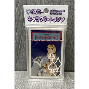Carte da gioco vintage Disney con personaggi Tokyo Pocahontas Angel NUOVE/SIGILLATE